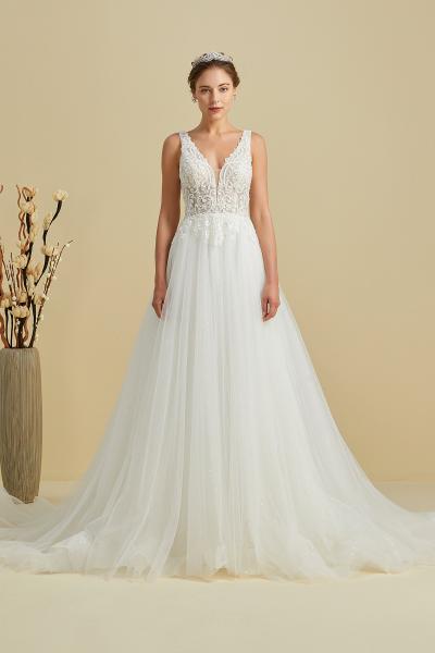 klassische A-Linien-Design Brautkleid Kara